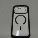 Miracase for iPhone 17 Pro Max Case 6.9" Full-Body Phone Case with Built-in Glass Screen Protector& Full Camera Protector, Camera Control [Magnetic with MagSafe] Drop Proof 17 ProMax Cover, Black