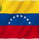 Anley Fly Breeze 3x5 Foot Venezuela 8 Stars Flag - Vivid Color and Fade proof - Canvas Header and Double Stitched - Bolivarian Republic of Venezuela Flags Polyester with Brass Grommets 3 X 5 Ft
