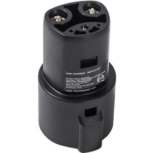 LENZ J1772 Charging Adapter for Tesla Model 3, Y, S, X, and Cybertruck, Safety Certified, 80A/240V, Optimal Fit, Easy Setup (Note: for Tesla Vehicles Only)