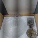 HDDFL Glass Pendant Lights Modern Pendant Lighting Fixtures 11.8 in Brushed Finish Hanging Lamp for Kitchen Island Bedroom Dining Room Coffee Shop Hallway Hotel Living Room (Matte Brass)