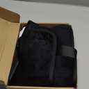 Toddler Airplane Bed & Travel Essentials - Kids Airplane Seat Extender, Portable Plane Bed for Flights (Black)