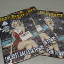3 Pack Pin Up Girl Metal Sign Vintage Retro Wall Art for Man Cave Garage 1950s Classic Bar Decor Billiard Pool Room Pub Lounge Club Tin Plaque 8x12inch