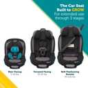 Safety 1st Grow and Go All-in-One Slim Convertible Car Seat, Rear Facing, 5-40 lbs, Forward Facing (3065 lbs), High Back Booster Seat 40-100 pounds, Alaskan Blue MFD: 05/28/2026