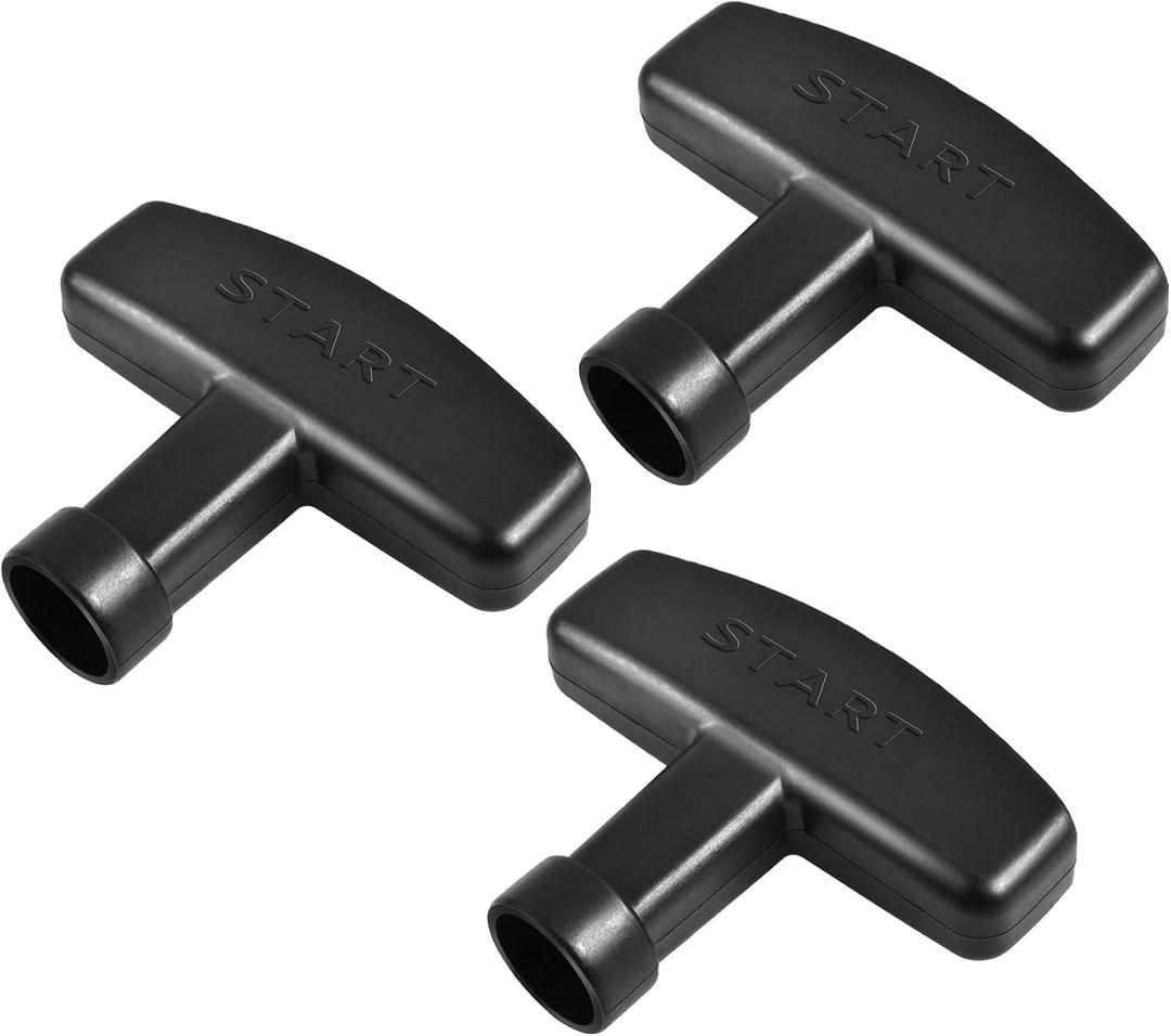 3 Pcs Gasoline Engine Starter Handle Grip