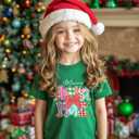 Boys Christmas Shirt for Kids Girls Toddler Ugly Funny Xmas T-Shirt Short Sleeve Cotton Tee Top 2-8 Years (Green)