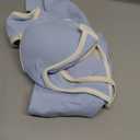 ABOCIW Womens 2 Piece Workout Sets Seamless Color Block Sports Bra Scrunch Butt Lifting High Waist Leggings Gym, Light Blue Set, S