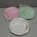 3 Sets Tea Party Decorations of 3 Tier Wedding Plastic Cupcake Stand Dessert Plates Cake Fruit Candy Display Tower for Wedding Birthday Baby Shower Tea Party Decorations(Round)