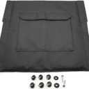 Blue Streak Wheelchair 18" Back Upholstery Replacement - Nylon Back, with Hardware, STDS4S2208 - Suitable for K1/K2 Wheelchairs (1Ea, Black)