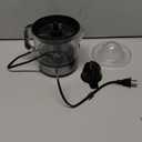 Elite Gourmet ETS623 BPA-Free 40-Watt Electric Citrus Juicer, Compact, Large Volume, Pulp Control, Oranges, Lemons, Limes, Grapefruits with Easy Pour Spout, 24oz, Black/Stainless Steel