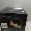 TASALON Ionic Hooded Hair Dryer - 1875W Bonnet Dryer with 3 Temperature Settings - Portable Standing Dryer for Home and Salon