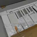 InnoTruth 29.6-44.6 in Wide Baby Gate for Stairs and Doorways, White