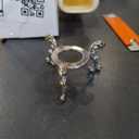 LOTOWELZON Multi Color Display Crystal Ball Display Bases Pedestal Kit, for Big 80mm(3.15in)/100mm(4in) Crystal Diamond Paperweight Wedding Favor Ball Home Decor Metal Base Stand Sliver