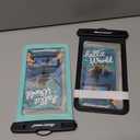 Hiearcool Waterproof Phone Pouch, IPX8 Waterproof Phone Case for iPhone 17/16/15/14 Pro Max, Cell Phone Dry Bag for Beach & Cruise Essentials, Touch Screen, Lanyard Included, 2 Pack (Fits Up to 8.9”)