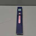 Airtag Dog Collar, Reflective Ultra-Durable Nylon Padded with QR Code Buckle & IP68 Waterproof Air Tag Holder Compatible for Apple AirTag, Comfortable for Small Medium Large Dogs(Pink,L)