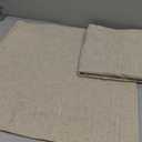 a moment Linen Pillow Covers Set of 2,Boho Farmhouse Throw Pillowcases Neutral Textured Decorative Covers for Couch Sofa Bed, Soft Linen Blend Accent Case Cushion Living Room Home Decor 20"x20"Khaki