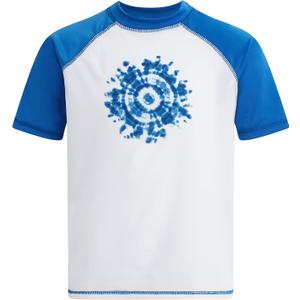 Kanu Surf Girls' Karlie Rash Guard UPF 50+ Sun Protection Short Sleeve Swim Shirt