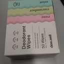 Dew Well - Deodorant Wipes Variety 50 Pack (Mint, Rose, Cucumber)