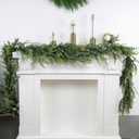 9FT Eucalyptus Cedar Pine Cypress Garland for Mantle Stairs Wall Table Indoor Outdoor Christmas Decor Xmas Decorations