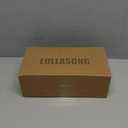 LULLASONG Women's Kitten Heels Sandals Low Heels Slip On Slides 2 Inch Heeled Square Open Toe Sandals for Women, 6.5