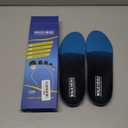 Plantar Fasciitis Insoles for Men Women - Orthotics Inserts, Shoe Insoles Arch Support Flat Feet Inserts Work Boot Insole (Mens 10-10 1/2 | Womens 12-12 1/2) (Blue)