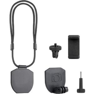 GEPULY Magnetic Neck Mount+Chest Mount for iPhone GoPro Hero 13 12 11 10 9 8 7 6 5 4 3 Max Session Insta360 AKASO DJI Necklace Selfie Holder Hands Free for Canon Digital Cameras Car