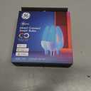 GE Cync Smart LED Light Bulbs, Color Changing Decorative Light Bulbs, Indoor WiFi Lights, Matter Compatible, Compatible with Alexa and Google Home, Candelabra Base (3 Pack)