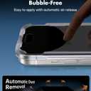 UNBREAKcable 4PCS Screen Protector for iPhone 16 Plus - 2 Privacy Tempered Glass+ 2 Clear Glass Double Shatterproof [Installation Frame] [9H Hardness] [Case Friendly] Anti-Scratch iPhone 6.7 inch