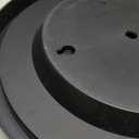 Indoor Outdoor Thermometer Large Numbers Wall Thermometer Hygrometer Waterproof Does not Require Battery 10 inch Wireless Hanging Hygrometer Garden Decoration (Black)