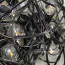 Outdoor LED String Lights with 100 Feet G40 Globe 52 Plastic Bulbs(2 Spare), Waterproof Hanging Light for Patio Backyard Porch Balcony Party Decoration