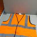 Bright Orange Work Safety Vest, Size Medium