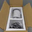 Black Pendant Lights Kitchen Island, 1-Light Modern Mini Hanging Light Fixtures with Milk Glass, Farmhouse Kitchen Pendant Lighting Over Island for Sink Dining Room, OS-3014-1PBKW