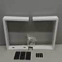 2pcs 2-in-1 Stand Legs for Cricut Maker Explore, Metal Shelf Legs with Anti-Slip Pads Easy to Install Accessories Compatible with Cricut Maker 3 / Maker/ Explore 3/ Explore Air 2(White)