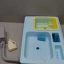 CUTE STONE Color Changing Kitchen Sink Toys, Children Electric Dishwasher Playing Toy with Running Water, Upgraded Faucet, Automatic Water Cycle System Play House Pretend Role Play Toys for Boys Girls