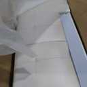 Modern L-Shaped Sectional Sofa with Chaise Lounge, 4-Seater Leather Couch with High-Density Foam Cushions, for Living Room, Apartment, Studio, Easy Assembly, Pearl White