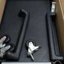 MaxWorks 80774 3-Shelf Utility Plastic Cart with Wheels-225 Lbs Maximum Capacity , Black