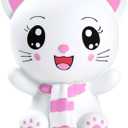 H&W Kitten Money Bank (Pink), Shatterproof Cat Piggy Bank, First Coin Bank, Best Christmas Birthday for Kids Boys Girls Home Decoration (WK19-D3)