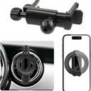 Car Magnetic Phone Holder Mount for Mini Cooper 2002-2012Hardtop 2013-2024Convertible 2013-2024Clubman 2008-2014Countryman 2011-2016 Coupe Paceman Roadster Circle Air Vent Accessories Stand
