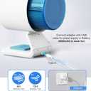 Desk Fan, Small Fan for Bedroom , Portable Fan with Air Purifier,Personal Fan with Four Different Emotions,Desk Fans Small Quiet,4 Speed Adjustment,Cooling Fan for Home, Office, Bedroom(5000mAh) (White)