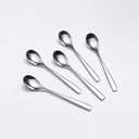6.1"Small Dessert Spoons, Yogurt,Coffee,Espresso,Ice Cream Spoons SUS 304 Stainless Steel spoons for Coffee,ice cream,dessert,yogurt,pudding,5 pcs Set.