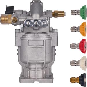 3/4" Shaft Horizontal Pressure Washer Pump - 2600-3000 PSI @ 2.5 GPM - Original Engineering OEM Pump for Honda Simpson Ryobi Etc Most Brand Gas Engine Power Washer