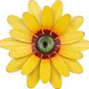 YEAHOME Sunflower Garden Decor, 11'' Metal Flower Wall Decor, Yard Hanging Wall Art Decorations for Kitchen, Bathroom, Living Room, Spring Boho Art for Indoor Outdoor