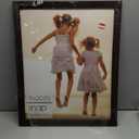 Frame 16x20 Espresso Woodgrain, Vertical & Horizontal Wall Hanging Large Picture Frame for Photos, Posters & Art Print