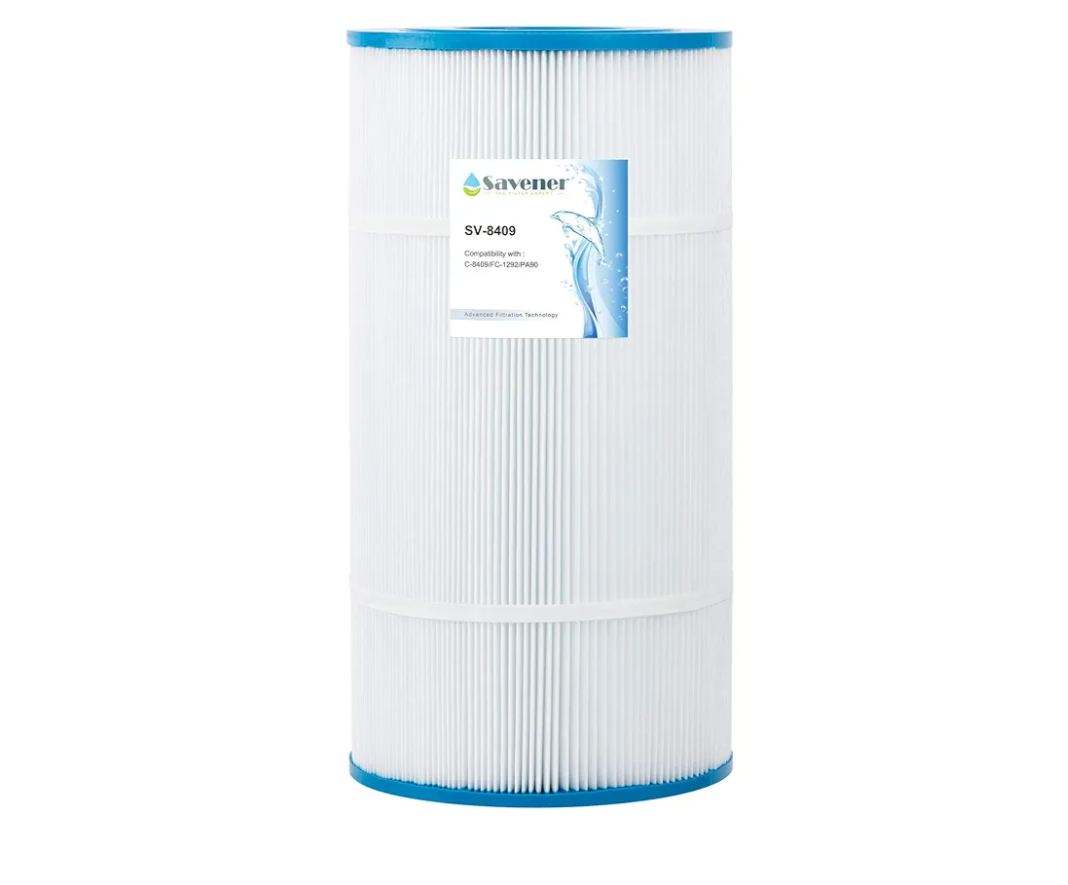 Savener SV-8409 Swimming Pool Replacement Filter Replaces for Unicel C-8409 90Sq.ft FC-1292 PA90 Hayward CX900RE 80951 Pack of 4