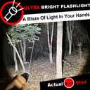 1 Mode Flashlights 4 Pack, Bright Zoomable LED Tactical Flashlight High Lumens, Water Resistant Portable Pocket Flash Light for Emergency, Camping Essentials, Gift - SL2000
