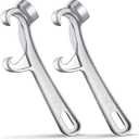 2 Pieces Bucket Opener 5 Gallon, Silver Aluminum Paint Pail Buckets Lid Opener Wrench Metal Can Lid Remover Tool for Home Industrial Use