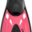 Cressi Adult Adjustable Snorkeling Fins with Ultra Resistant Buckles, Very Light, Ideal for Traveling - Tonga: Designed in Italy, Pink, S/M 