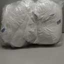 MIULEE Pillow Inserts 20x20 (Pack of 4,White), Down Feather Throw Pillow Inserts, Premium Fluffy Stuffer Throw Pillows Cotton Fabric for Sofa Bed Couch