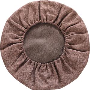 Round Floor Pillow Cover Tatami Floor Cushion Cover Straw Japanese Futon Cover Meditation Seating Ottoman Throw Cover Protector for Living Room Indoor Outdoor Coffee,19.69 inches