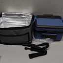 Yofidra Cordless Electric Heated Lunch Box: 6.3 Cups Self Heating Lunch Box with Battery, Timer & Temperature Control, Extra Large Portable Food Warmer for Adults, Men & Women in Office Car Outdoor (Blue)