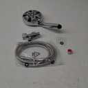 High Pressure 8-mode Handheld Shower Head with 5 ft Stainless Steel Hose and Adjustable Bracket, Built-in Power Wash to Clean Tub, Clean Corner,Tile & Pets